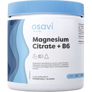 Osavi | Magnesium citraat + Vitamine B6 poeder | 250 g