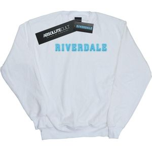 Riverdale Dames/Dames Sweatshirt met Neon Logo (S) (Wit)
