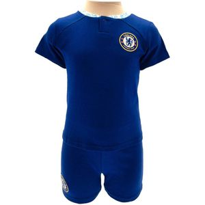 Chelsea FC Baby 2022-23 T-Shirt & Shorts Set (74) (Koningsblauw)