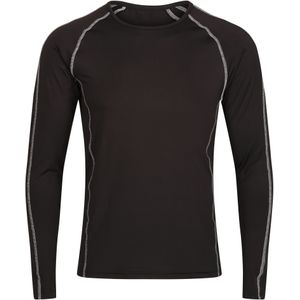 Regatta Heren Pro Base Layer Top met lange mouwen (XXL) (Zwart)