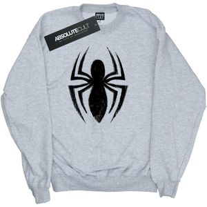 Marvel Jongens Spider-Man Ultimate Spider Logo Sweatshirt (140-146) (Sportgrijs)