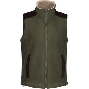 Regatta Heren Faversham Fleece Body Warmer (3XL) (Donkere Khaki)
