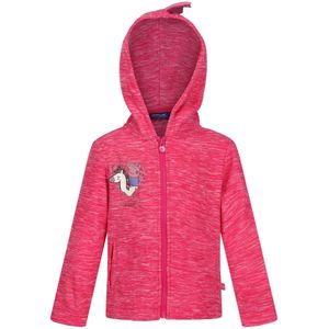 Regatta Kinder/Kids Peppa Pig Marl Fleece Full Zip Hoodie (110) (Roze Fusie)