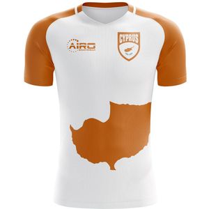 2022-2023 Cyprus Flag Home Concept Football Shirt - Baby