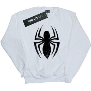 Marvel Jongens Spider-Man Ultimate Spider Logo Sweatshirt (140-146) (Wit)