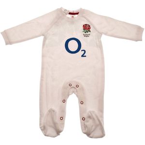 England RFU Baby 2023-2024 Slaappak (86) (Wit/rood)