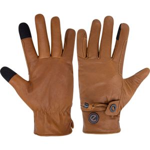 eQUEST GripPro Western Equestrian Riding Gloves - Leather - Unlined - Tan