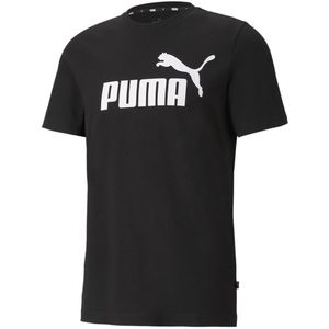 Puma - ESS Logo Tee - Zwart T-shirt Heren - L