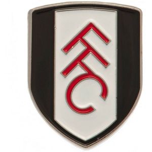 Fulham FC Emaille Kuifje Badge  (Wit/zwart/rood)