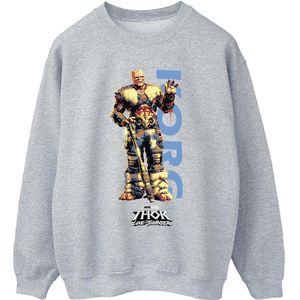 Marvel Heren Thor Love And Thunder Korg Wave Sweatshirt (4XL) (Sportgrijs)