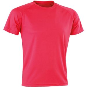 Spiro Heren Aircool T-Shirt (XS) (Superroze)