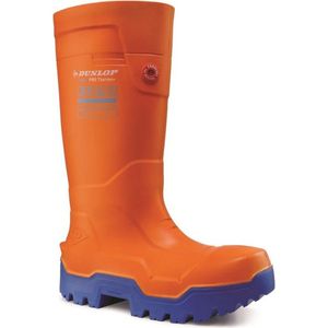 Dunlop Unisex FieldPro Thermo+ veiligheidslaarzen voor volwassenen (37 EU) (Oranje)