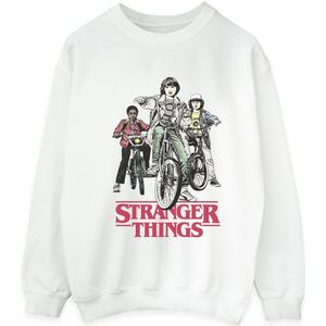 Netflix Mens Stranger Things Retro Bikers Sweatshirt