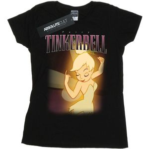 Disney Dames/Dames Tinkerbell Montage Katoenen T-Shirt (S) (Zwart)