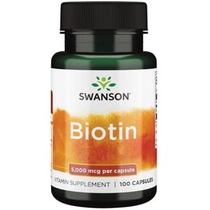 Swanson Health | Biotine | 5000 mcg | 100 capsules