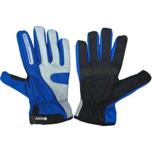 BIKE GelPro Hi-Vis Waterproof Cycling Gloves - Blue - NEW & IMPROVED 2023 Model