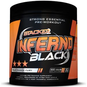 Stacker 2 Inferno Black 30 servings - Fruit Punch