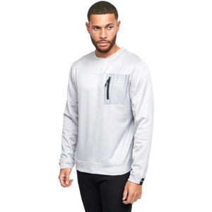 Crosshatch Heren Catmoore Crew Neck Track Top (XXL) (Grijs)