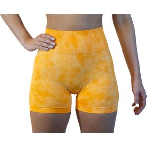 Fittasstic Sportswear Tie Dye Shorts Orange - Beige - L