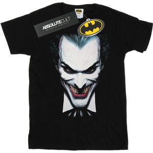 DC Comics Dames/Dames The Joker By Alex Ross Katoenen Vriendje T-shirt (S) (Zwart)