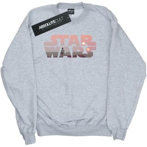 Star Wars Meisjes Tatooine Logo Sweatshirt (152-158) (Sportgrijs)