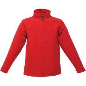 Regatta Heren Uproar Lichtgewicht Softshell-jasje dat tegen de wind bestand is (3XL) (Klassiek rood/grijs)