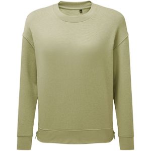 TriDri Dames/Dames Gerecycleerd Sweatshirt met rits (L) (Salie Groen)