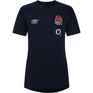 Umbro Dames/Dames 23/24 Engeland Rugby Presentatie T-Shirt (36 DE) (Marineblazer/jurkblauw)