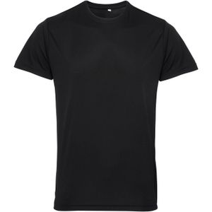TriDri Heren Performance Melange Gerecycleerd T-shirt (M) (Zwart)