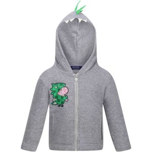 Regatta Kinder/Kids Peppa Pig Dinosaurus Mergel Fleece Jas (104) (Grijs)