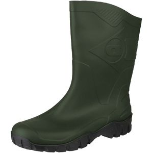 Dunlop Unisex regenlaarzen voor volwassenen (45,5 EU) (Groen/zwart)