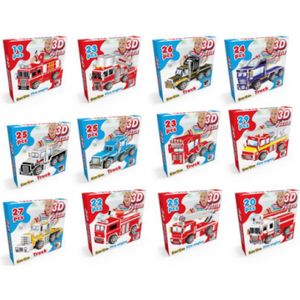 Eddy Toys 3D Puzzel Vrachtwagen 11x5.8x6,5cm