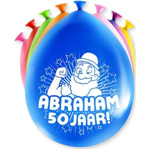 Paperdreams Cijfer Ballonnen - Abraham 8 Stuks 30cm