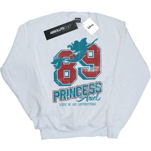 Disney Dames/Dames Prinses Ariel 89 Varsity Sweatshirt (L) (Wit)