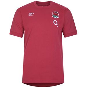 Umbro Kinderen/Kinderen 23/24 Engeland Rugby T-Shirt (140) (Aarde Rood)