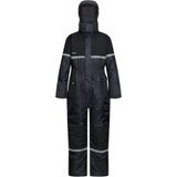 Regatta Waterdichte jumpsuit voor kinderen/Kinderen (128) (Marine / Zwart)