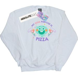 Disney Jongens Soul 22 Soul Purpose Is Pizza Sweatshirt (116) (Wit)