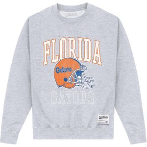 University Of Florida Sweatshirt met Amerikaanse voetbalhelm voor volwassenen (XL) (Heide Grijs)