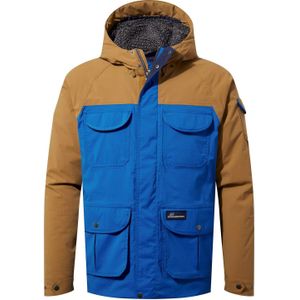 Craghoppers Hanson Colour Block Parka voor volwassenen (XL) (Donker raffia/lawineblauw)