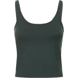 Girlfriend Collective Dames/Dames Gemma Scoop Neck Tank Top (M) (Groene Thee)