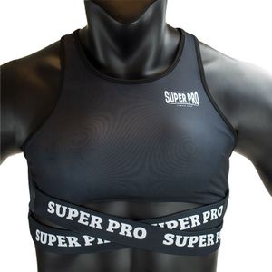 Super Pro Dames Top Zwart/Wit - S