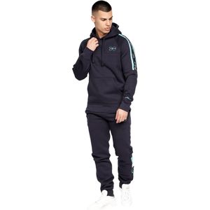 Crosshatch Heren Chillmake Hoodie (M) (Marine)