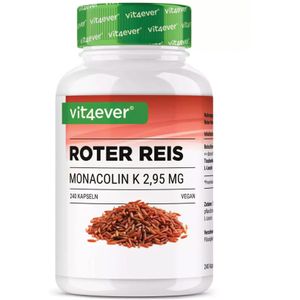 Rode rijstextract | 2,95 mg Monacolin K | 240 capsules | Vit4ever