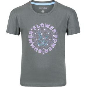 Regatta Kinderen/Kinderen Bosley V-Bloem T-shirt (128) (Balsem Groen)