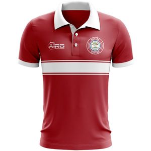 Belize Concept Stripe Polo Shirt (Red)