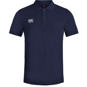Canterbury Heren Waimak korte mouw Pique Polo Shirt (XL) (Marine)
