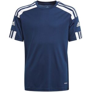 adidas - Squadra 21 Jersey Youth - Donkerblauw Voetbalshirt - 128