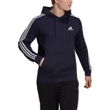 adidas - Essentials Fleece 3S Hoodie - Blauwe Hoodie - M