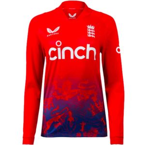 2023 England Cricket T20 LS Sweatshirt (Red)