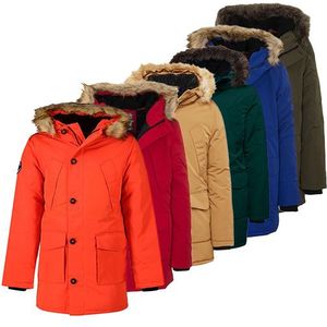 Superdry - Everest Parka Jacket voor heren - Diverse kleuren - Winterjas - S  - Hike Red